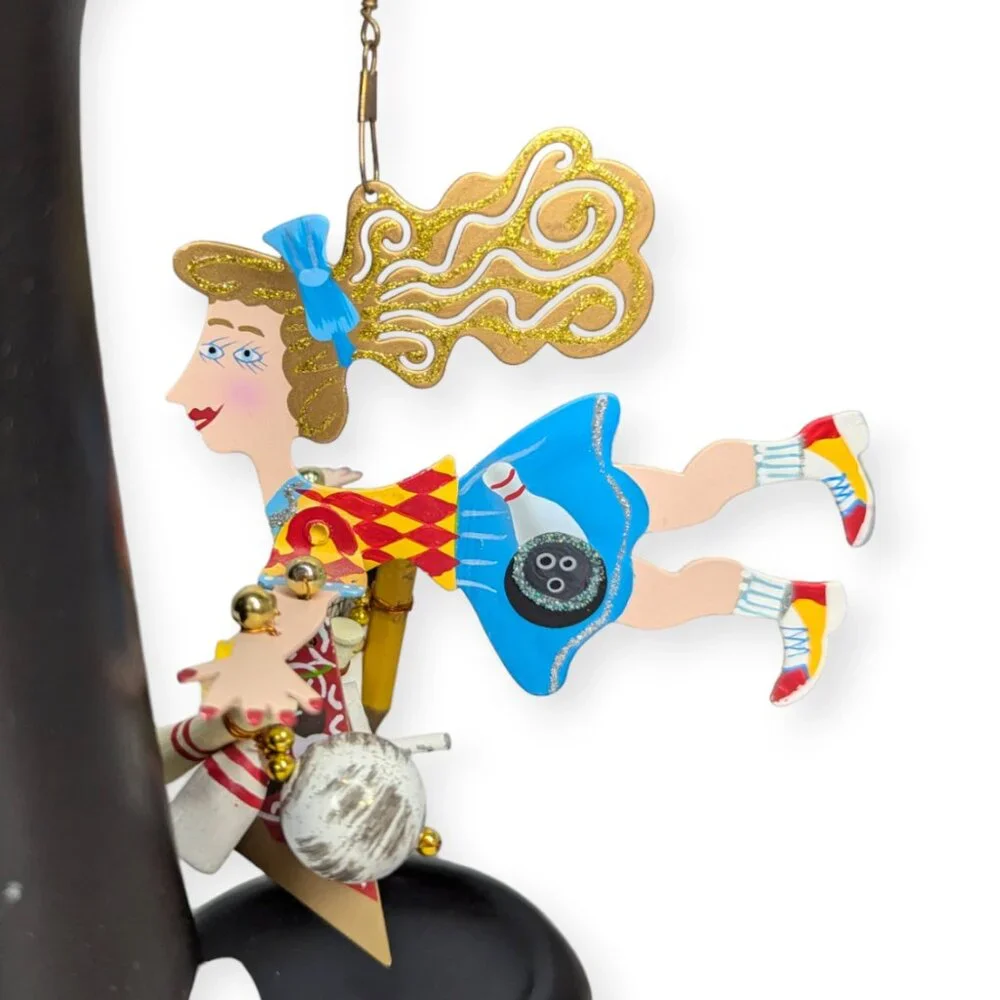 Silvestri by Karen Rossi Fanciful Flights Lady Bowler Ornament